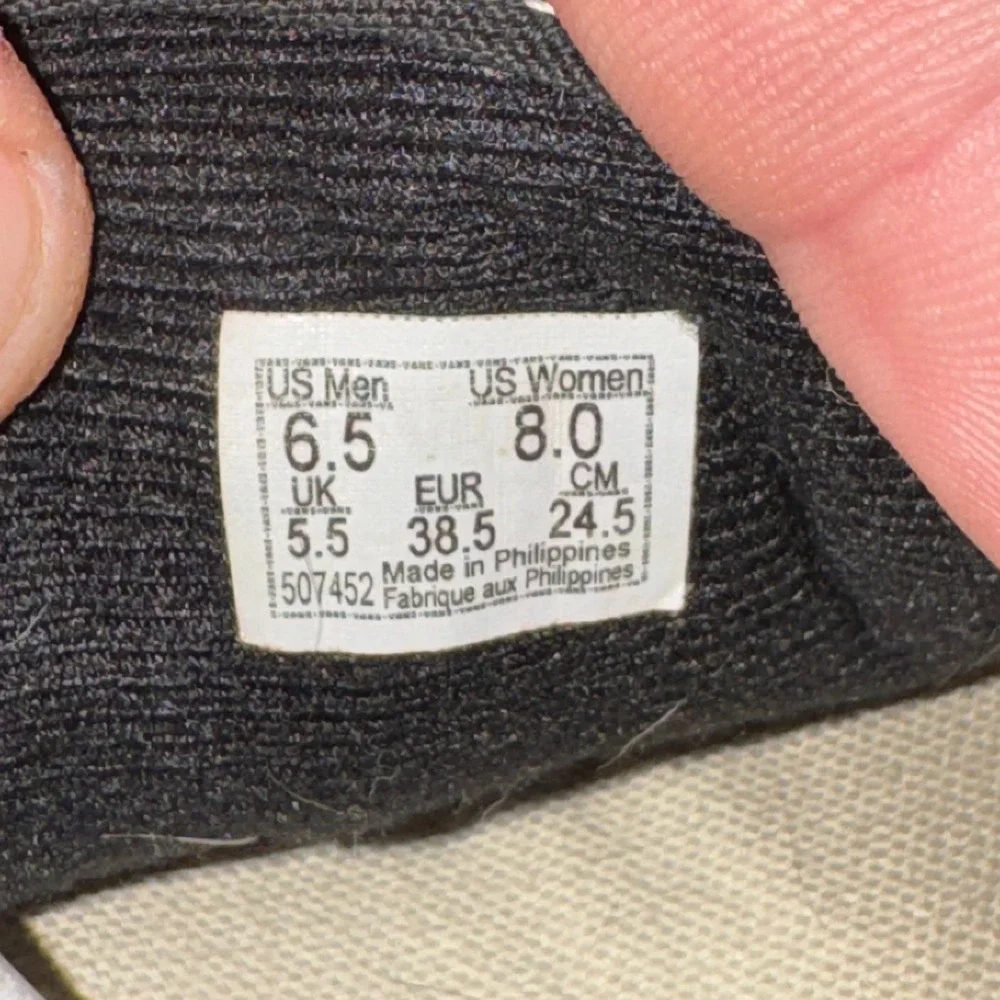 Vans Shoes Mens Sz 6.5 Old Skool Black White Suede Athletic‎ Skateboard Sneakers